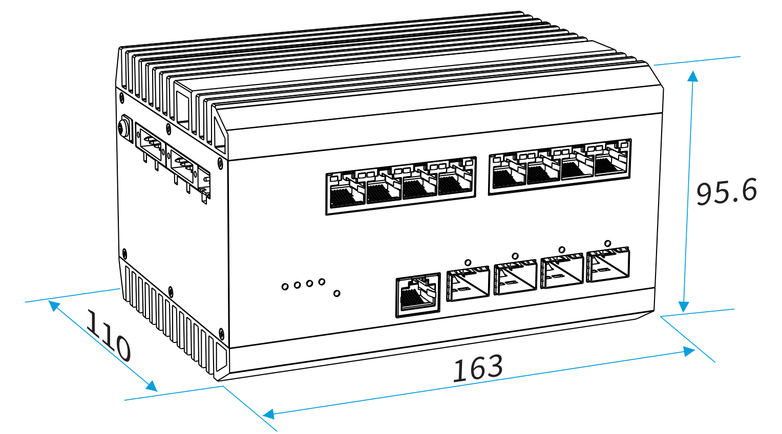 UTP7608GE-POE-IE 尺寸 UTP7608GE-POE-IE 尺寸
